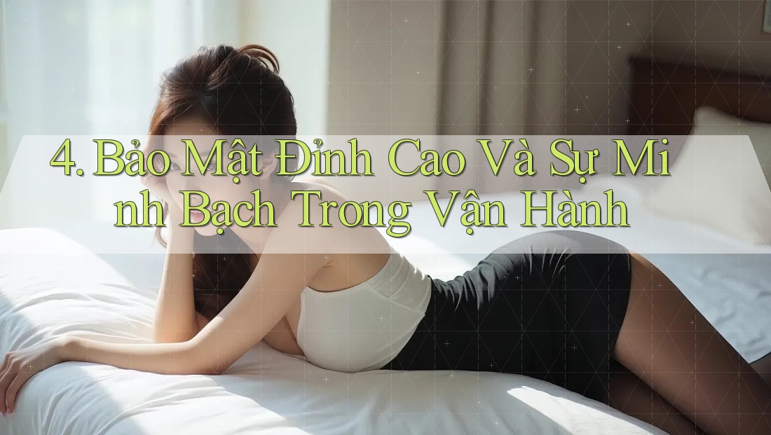 4. Bảo Mật Đỉnh Cao Và Sự Minh Bạch Trong Vận Hành 4. Bảo Mật Đỉnh Cao Và Sự Minh Bạch Trong Vận Hành