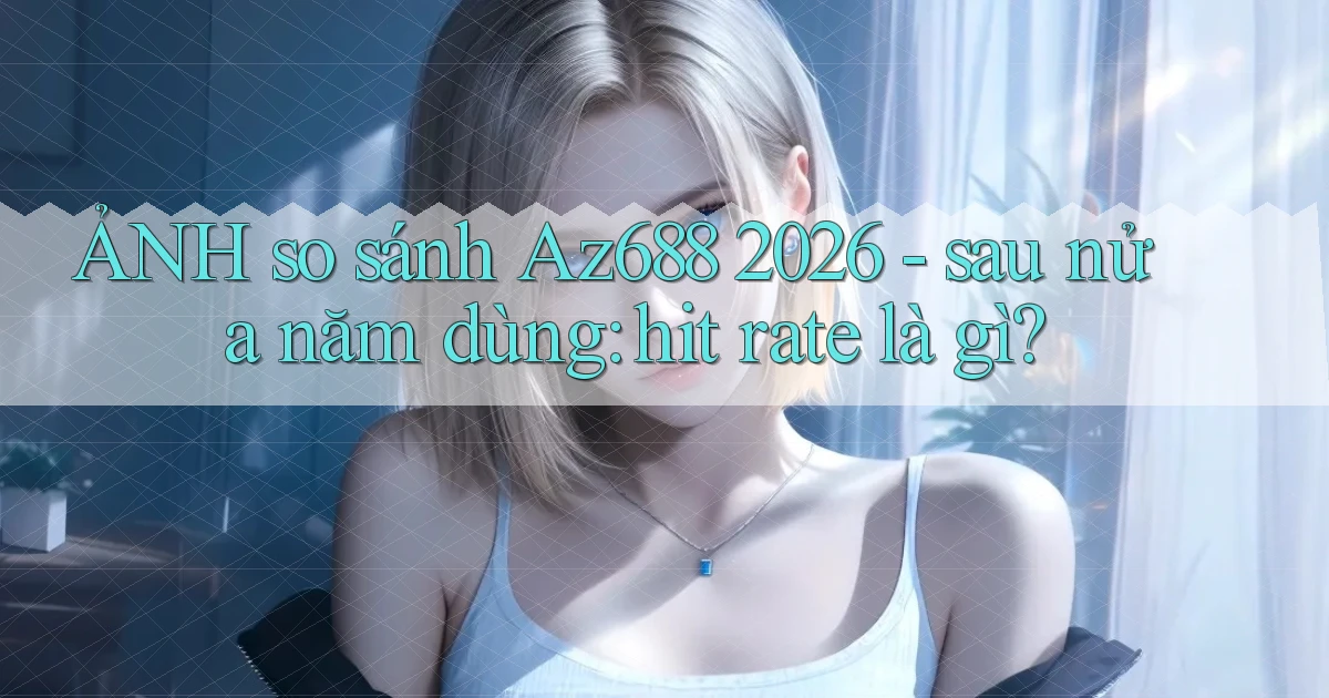 ẢNH so sánh Az688 2026   sau nửa năm dùng hit rate là gì