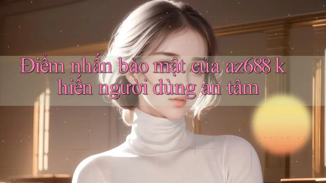 Điểm nhấn bảo mật của az688 khiến người dùng an tâm Điểm nhấn bảo mật của az688 khiến người dùng an tâm