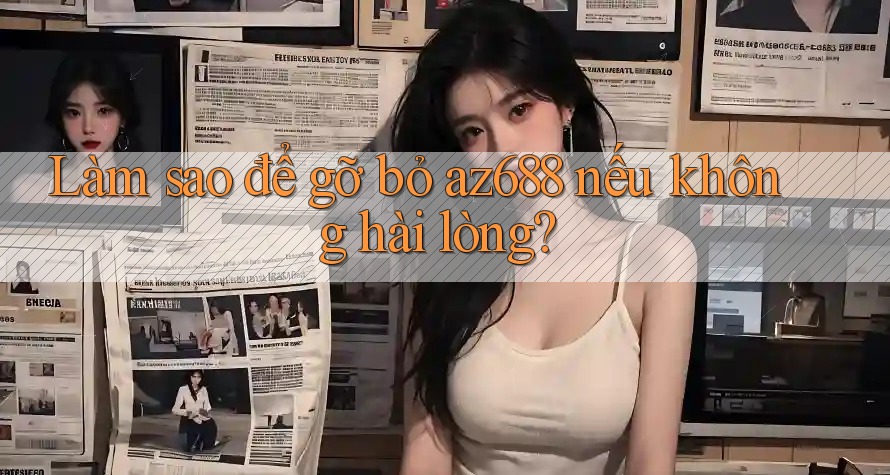 Làm sao để gỡ bỏ az688 nếu không hài lòng? Làm sao để gỡ bỏ az688 nếu không hài lòng?