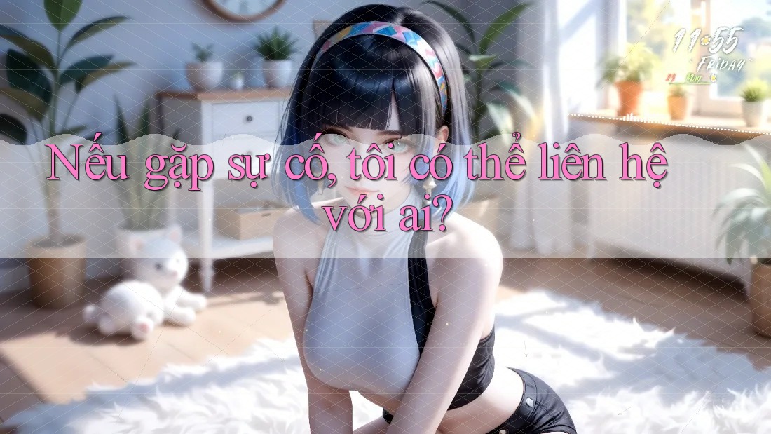 Nếu gặp sự cố, tôi có thể liên hệ với ai? Nếu gặp sự cố, tôi có thể liên hệ với ai?