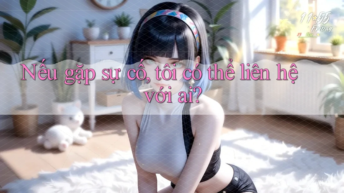 Nếu gặp sự cố, tôi có thể liên hệ với ai?