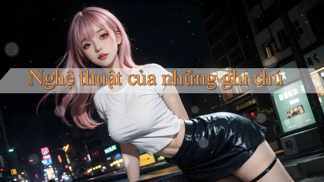 Nghệ thuật của những ghi chú Nghệ thuật của những ghi chú