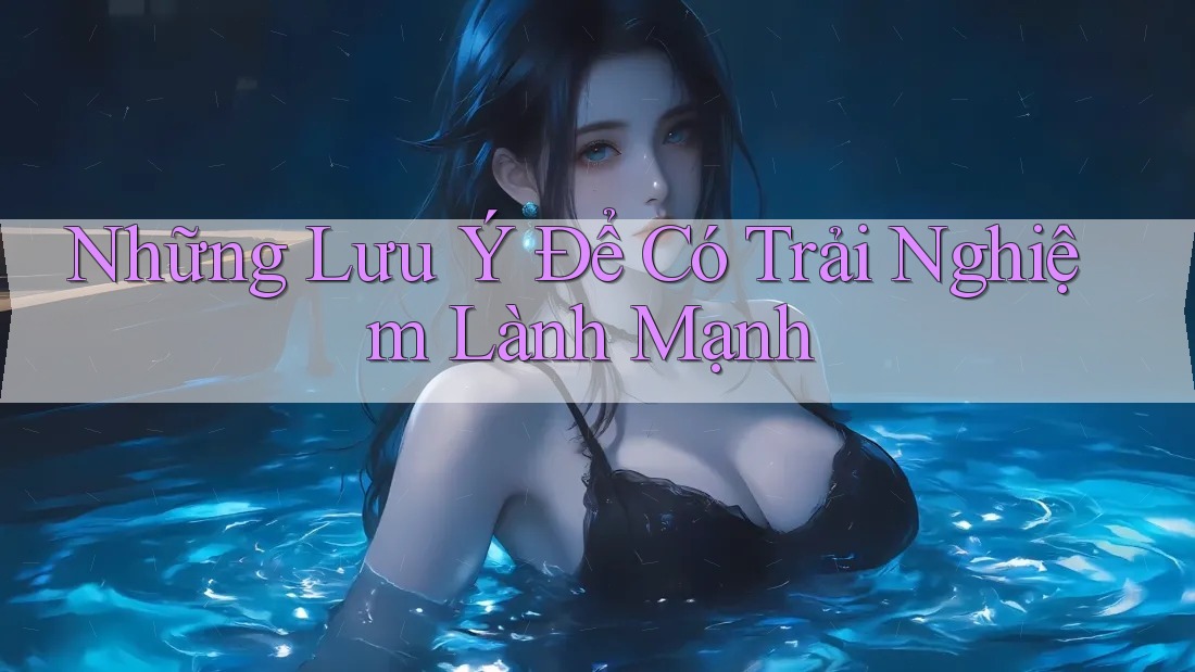 Những Lưu Ý Để Có Trải Nghiệm Lành Mạnh Những Lưu Ý Để Có Trải Nghiệm Lành Mạnh
