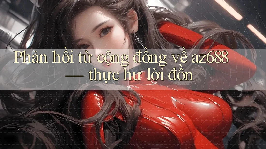 Phản hồi từ cộng đồng về az688 — thực hư lời đồn Phản hồi từ cộng đồng về az688 — thực hư lời đồn