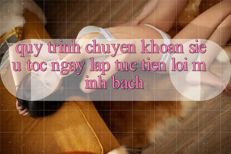Quy Trình Chuyển khoản Siêu Tốc: Ngay lập tức – Tiện Lợi – Minh Bạch Quy Trình Chuyển khoản Siêu Tốc: Ngay lập tức – Tiện Lợi – Minh Bạch