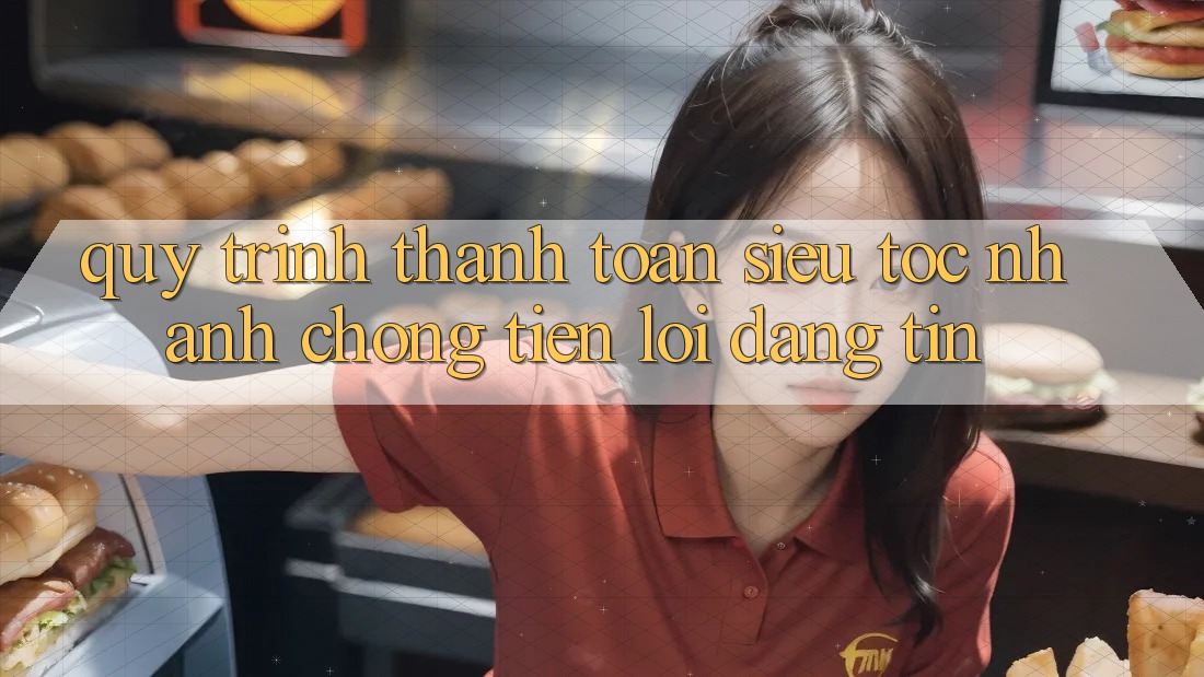 Quy Trình Thanh toán Siêu Tốc: Nhanh Chóng – Tiện Lợi – Đáng tin Quy Trình Thanh toán Siêu Tốc: Nhanh Chóng – Tiện Lợi – Đáng tin