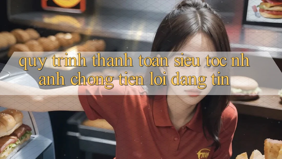 Quy Trình Thanh toán Siêu Tốc: Nhanh Chóng – Tiện Lợi – Đáng tin Quy Trình Thanh toán Siêu Tốc: Nhanh Chóng – Tiện Lợi – Đáng tin