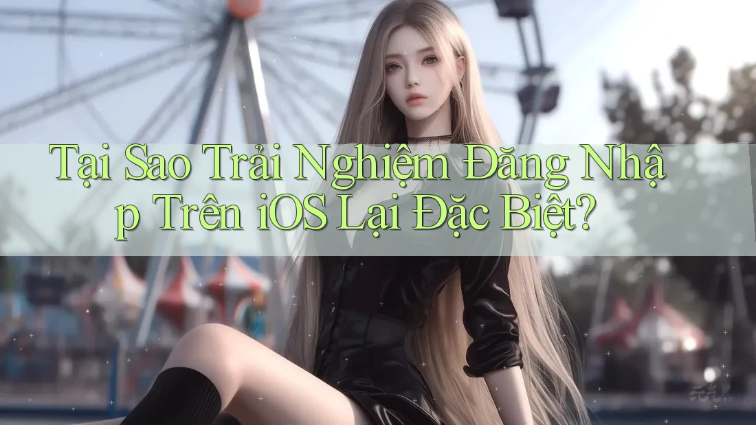 Tại Sao Trải Nghiệm Đăng Nhập Trên iOS Lại Đặc Biệt? Tại Sao Trải Nghiệm Đăng Nhập Trên iOS Lại Đặc Biệt?