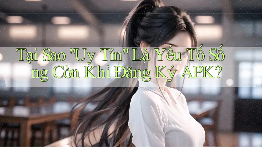 Tại Sao “Uy Tín” Là Yếu Tố Sống Còn Khi Đăng Ký APK? Tại Sao “Uy Tín” Là Yếu Tố Sống Còn Khi Đăng Ký APK?