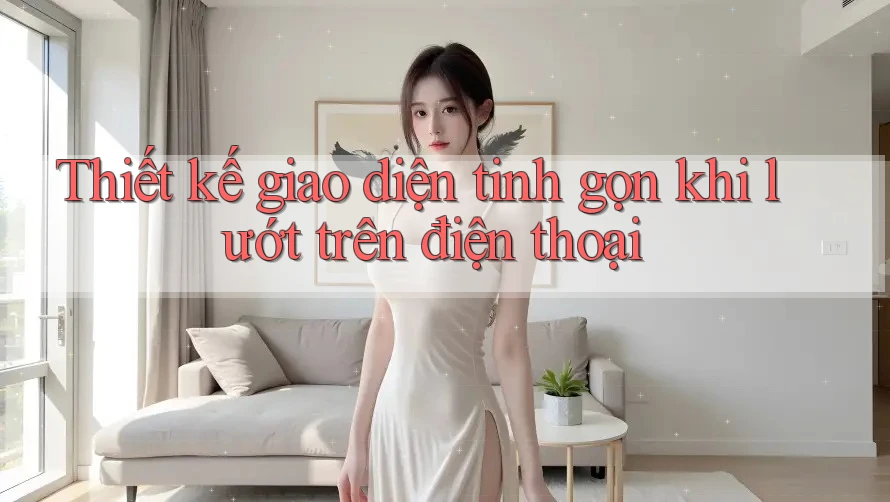 Thiết kế giao diện tinh gọn khi lướt trên điện thoại Thiết kế giao diện tinh gọn khi lướt trên điện thoại