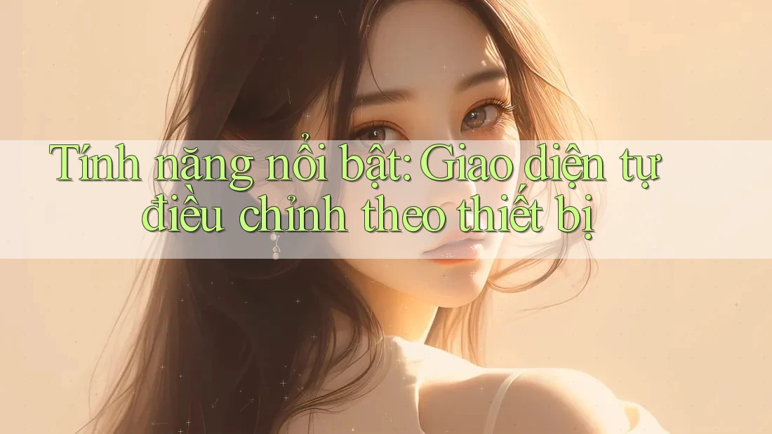 Tính năng nổi bật: Giao diện tự điều chỉnh theo thiết bị Tính năng nổi bật: Giao diện tự điều chỉnh theo thiết bị