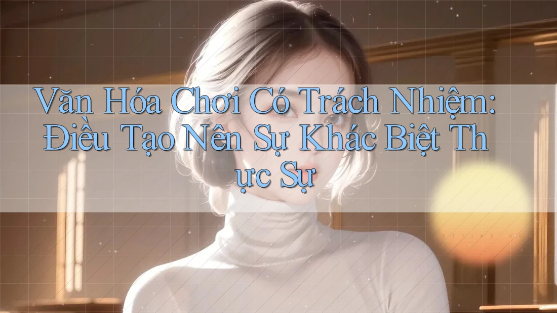 Văn Hóa Chơi Có Trách Nhiệm: Điều Tạo Nên Sự Khác Biệt Thực Sự Văn Hóa Chơi Có Trách Nhiệm: Điều Tạo Nên Sự Khác Biệt Thực Sự